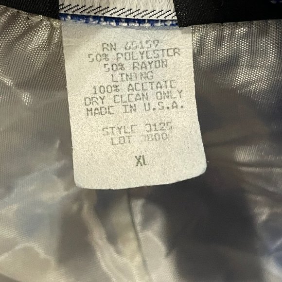 3/$30⭐️𝅺VINTAGE Blue Partially Lined Women’s One Button Blazer - Picture 8 of 8